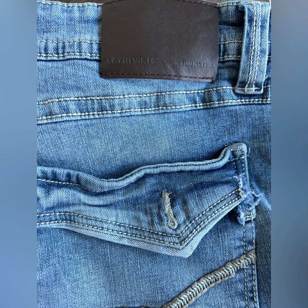 TK AXEL SLIM BOOT MENS DENIM JEANS SIZE 39x31.25” Y2K